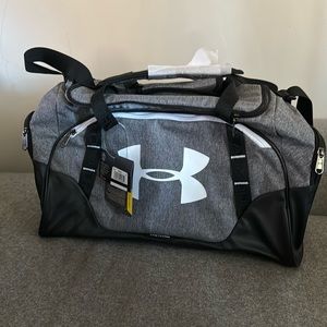 Under Armour small duffel bag.